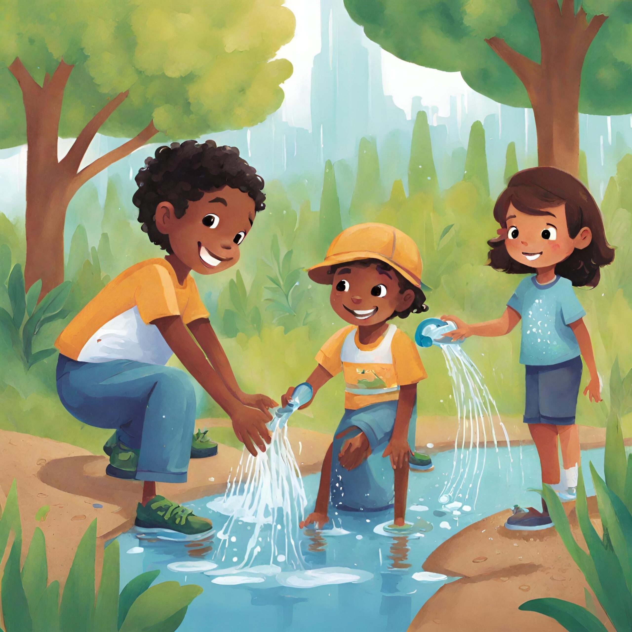 imágenes relacionadas con el cuidado del agua para niños