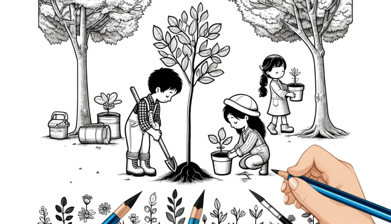 dibujo del cuidado del agua para colorear